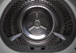 Vue intérieure du tambour d'un sèche-linge
