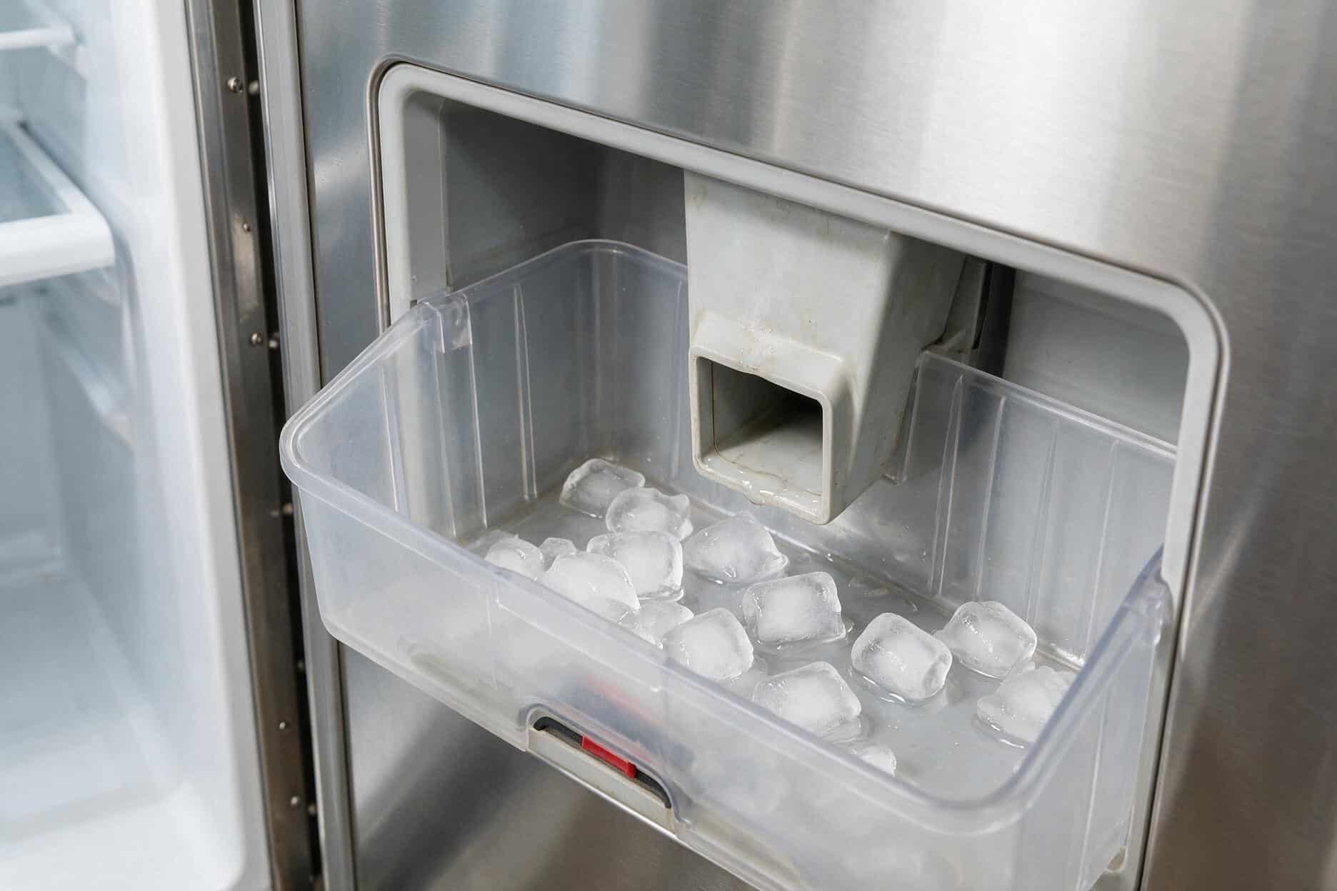 LG Refrigerator Leaking Water: Ice Dispenser Chute & Drain Pan